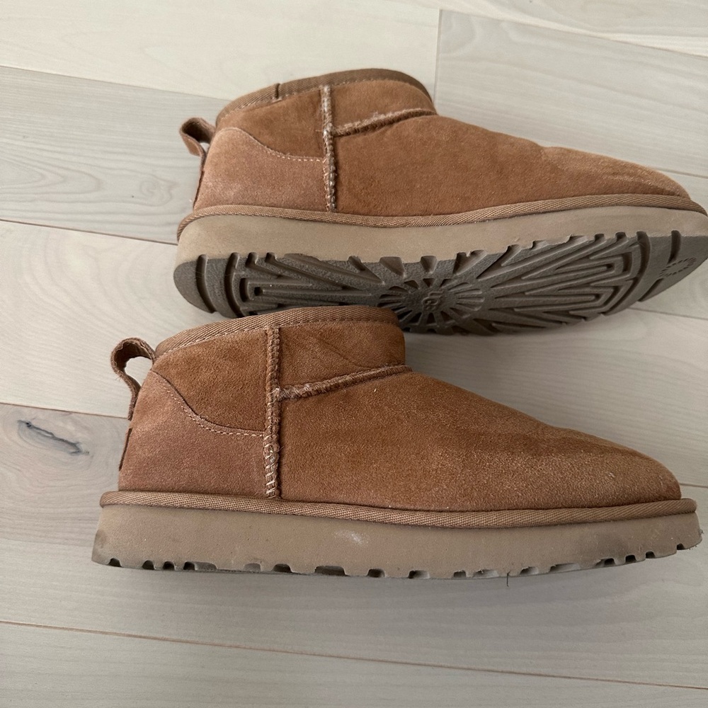 Ugg classic Ultra Mini in Chestnut